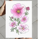 Cosmic Blossoms | A4 Wall Poster