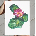 Serene Lotus | A4 Wall Poster