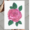 Rosa Elegance | A4 Wall Poster