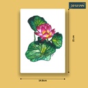Lotus Serenity | A5 Table Poster | Only Print