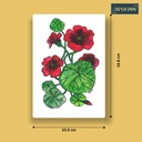 Red Mandaram | A6 Card | Only Print