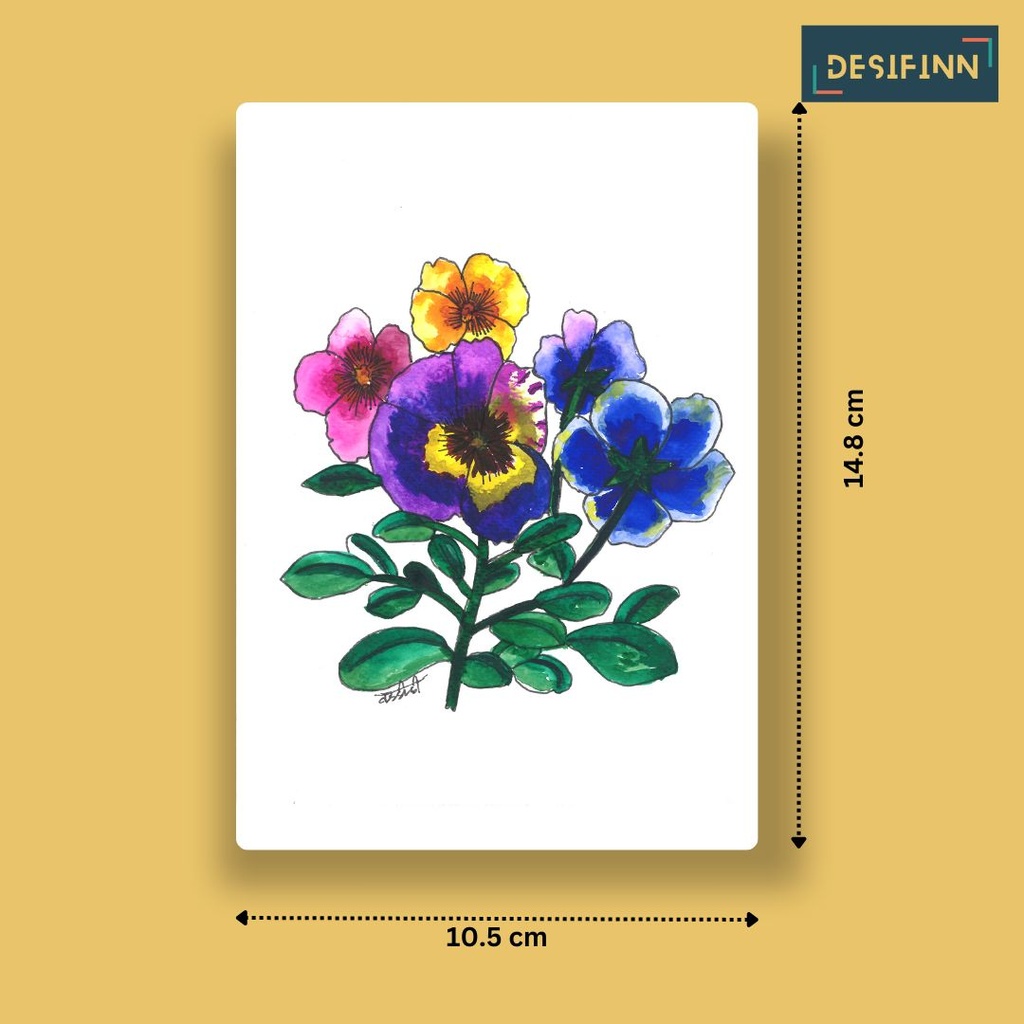Ravali Favorite Multi-Color | A6 Card | Only Print