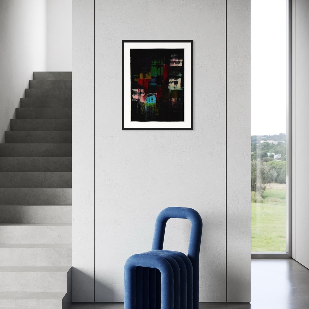 Depths of Silent Echoes | 60 cm x 45 cm x 0.1 cm | Original Art on Rolled Canvas