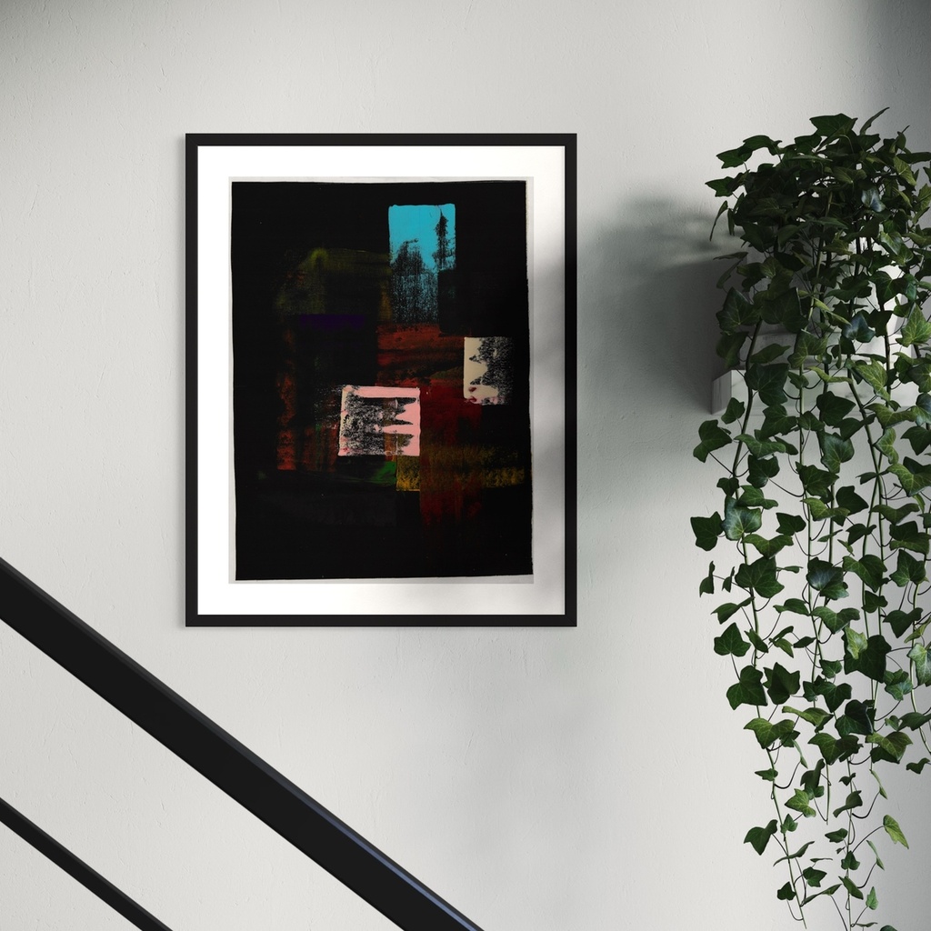 Fragments of Forgotten Light | 60 cm x 45 cm x 0.1 cm | Original Art on Rolled Canvas