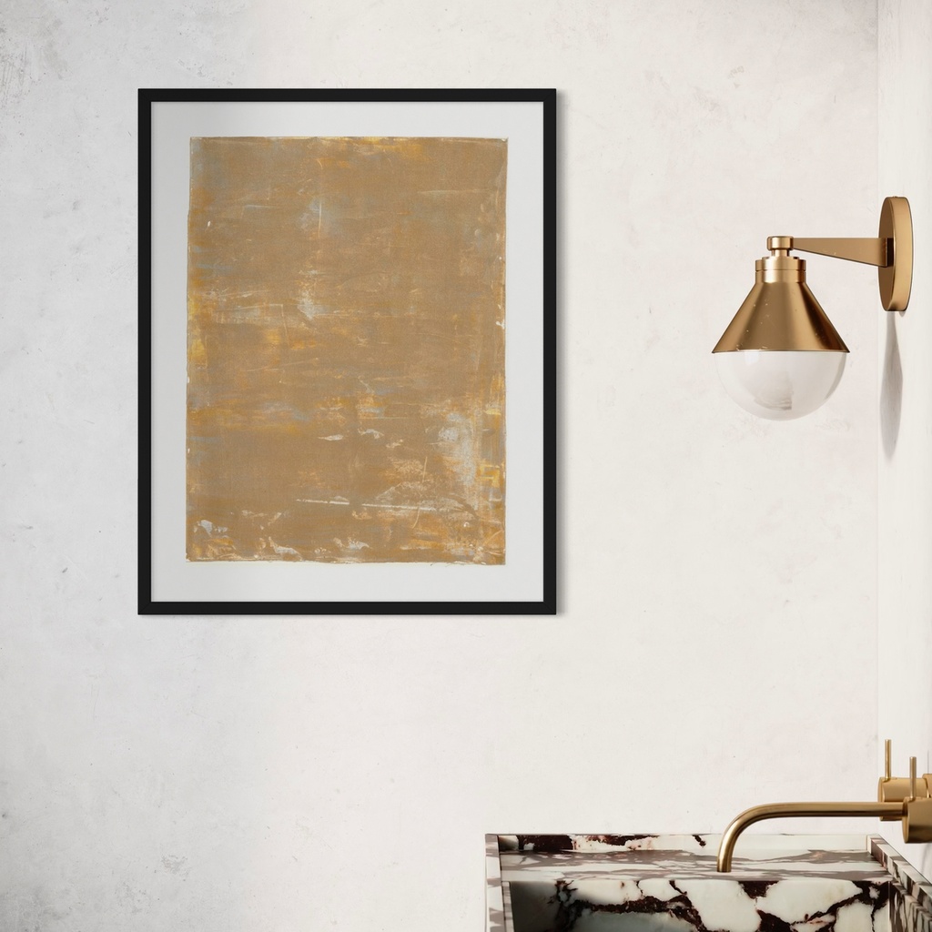 Golden Echoes of Time | 60 cm x 45 cm x 0.1 cm | Original Art on Rolled Canvas