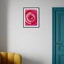 Scarlet Ripples: Waves of Passion and Energy | 60 cm x 45 cm x 0.1 cm | Original Art on Rolled Canvas