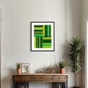 Verdant Strata: Layers of Living Earth | 60 cm x 45 cm x 0.1 cm | Original Art on Rolled Canvas