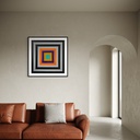 The soul of art is contrast | 80 cm x 80 cm x 2 cm | Original Art on Stretched Canvas