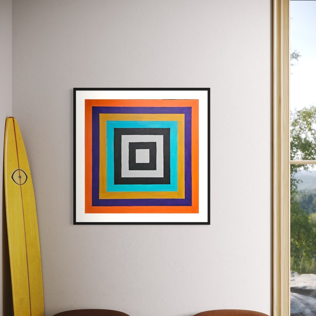 Balance is not symmetry but harmony. | 80 cm x 80 cm x 2 cm | Original Art on Stretched Canvas