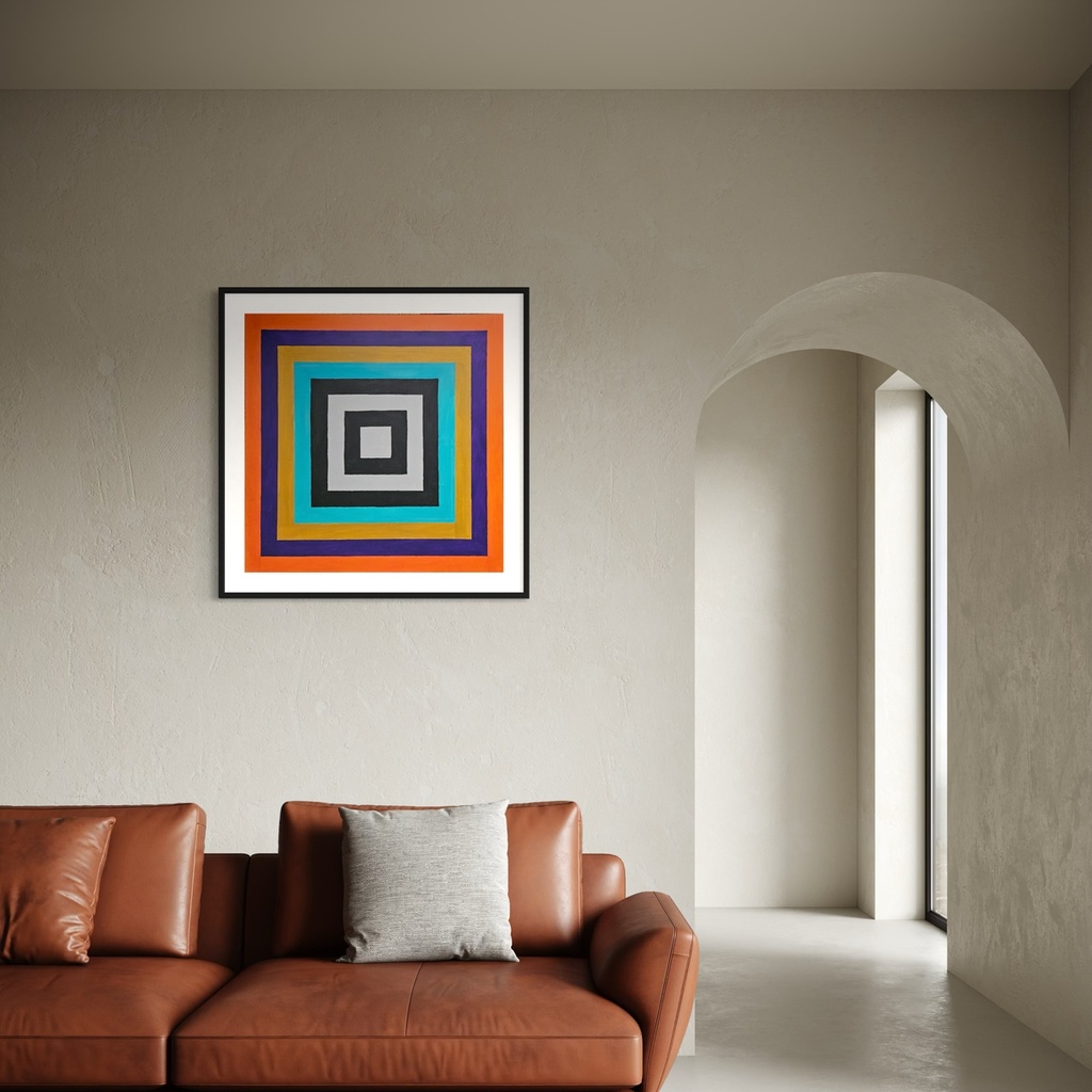 Balance is not symmetry but harmony. | 80 cm x 80 cm x 2 cm | Original Art on Stretched Canvas