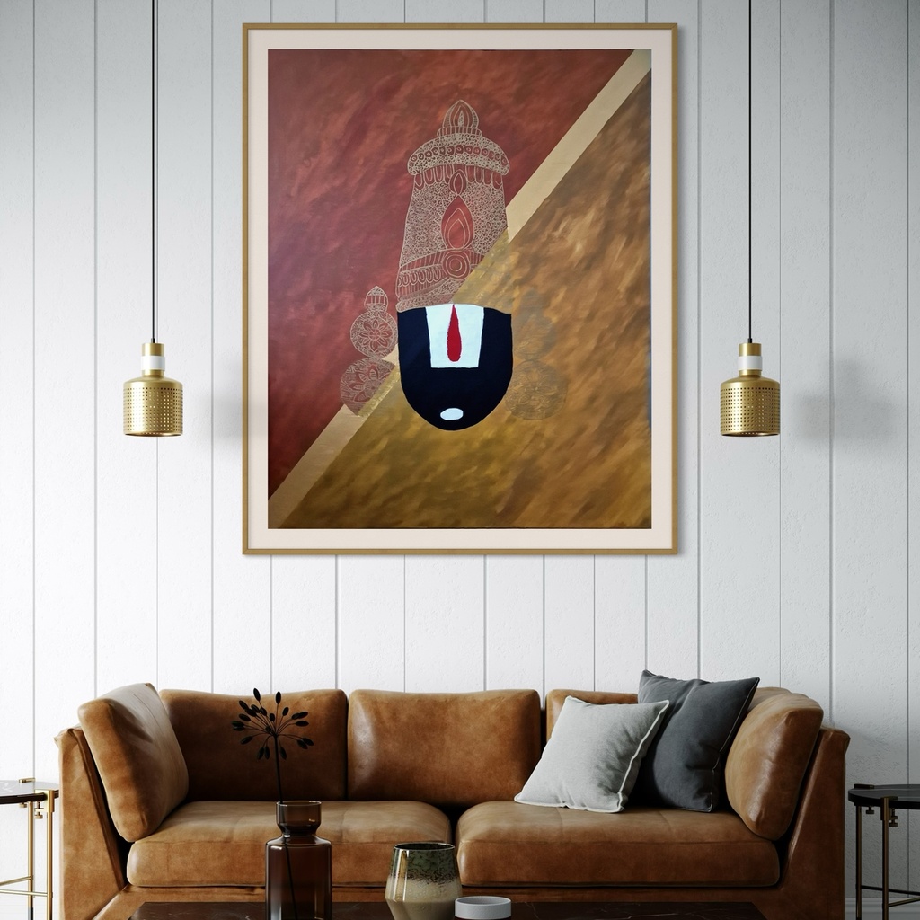 Vaddikasula vadu | 150 cm x 120 cm x 2 cm | Original Art on Rolled Canvas