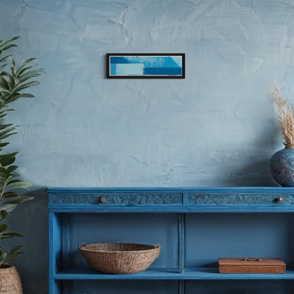 Echoes of a Silent Ocean | 30 cm x 10 cm x 0.1 cm | Original Art on Rolled Canvas