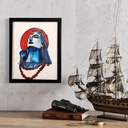 Adiyogi - Eternal Stillness, Infinite Wisdom | 31 cm x 25 cm x 2 cm | Original Art on Watercolor Paper