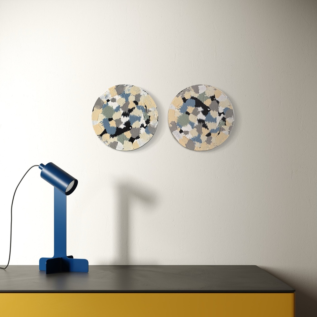 Mirror No Error, Rim | 20 cm x 20 cm x 2 cm | Original Art on Stretched Canvas