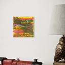 Alchemy of Light and Chaos | 15 cm x 15 cm x 4 cm | Original Art on Stretched Canvas