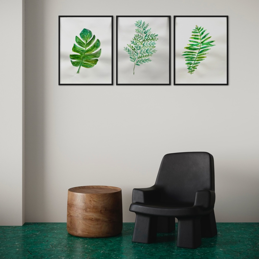 Nature’s Trio in Gentle Hues | 84 cm x 60 cm x 0.1 cm | A set of 3 Original Arts on 300 Gsm Card