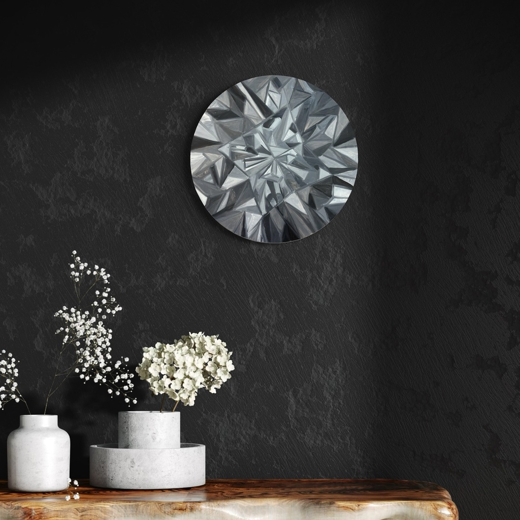 Shattered Ice, Eternal Shine | 40 cm x 40 cm x 2 cm | Original Art on Stretched Canvas