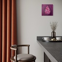 Blush of a Diamond Tear | 30 cm x 30 cm x 3 cm | Original Art on Stretched Canvas