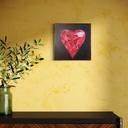 Eternal Spark of Romance | 40 cm x 40 cm x 2 cm | Original Art on Stretched Canvas