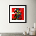 Fragments of Radiant Light | 20 cm x 20 cm x 0.1 cm | Original Art on Rolled Canvas