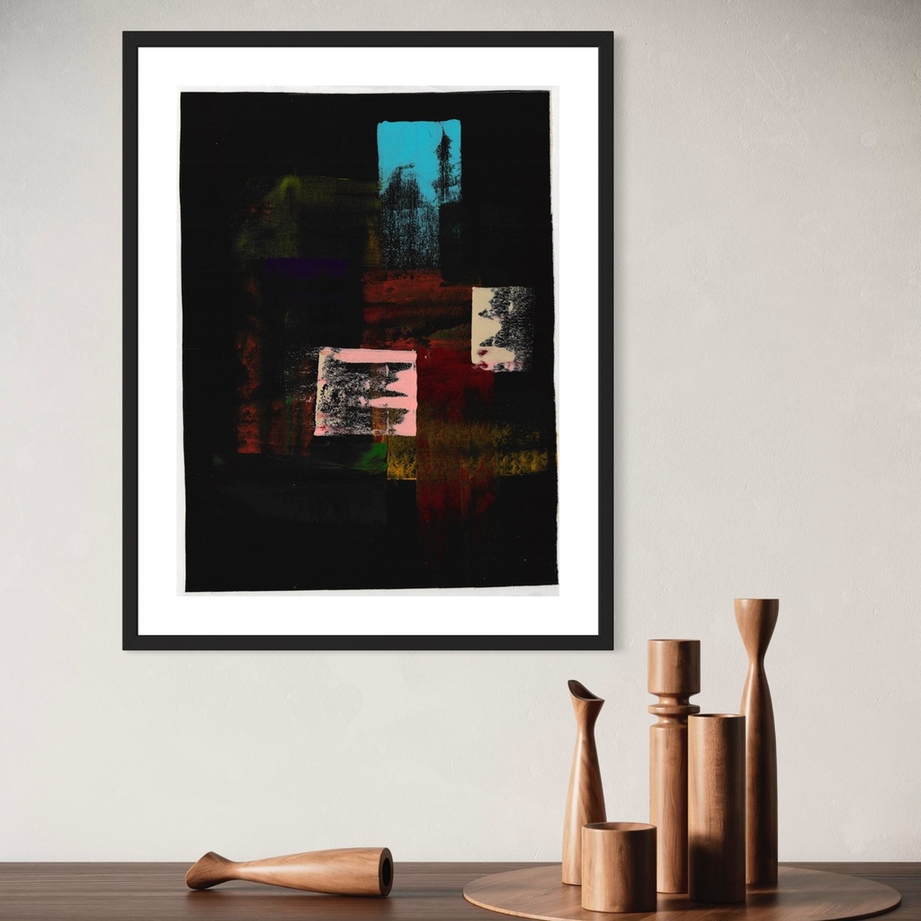 Fragments of Forgotten Light | 60 cm x 45 cm x 0.1 cm | Original Art on Rolled Canvas