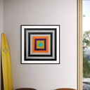 The soul of art is contrast | 80 cm x 80 cm x 2 cm | Original Art on Stretched Canvas