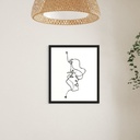 Entwined in Love’s Motion | 70 cm x 60 cm x 0.1 cm | Original Art on Rolled Canvas