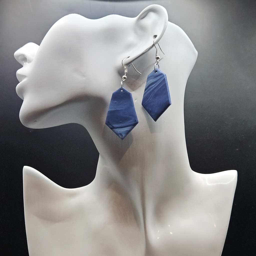  MidnightAether
 |  Polymer Clay | Handmade | Women's Earrings