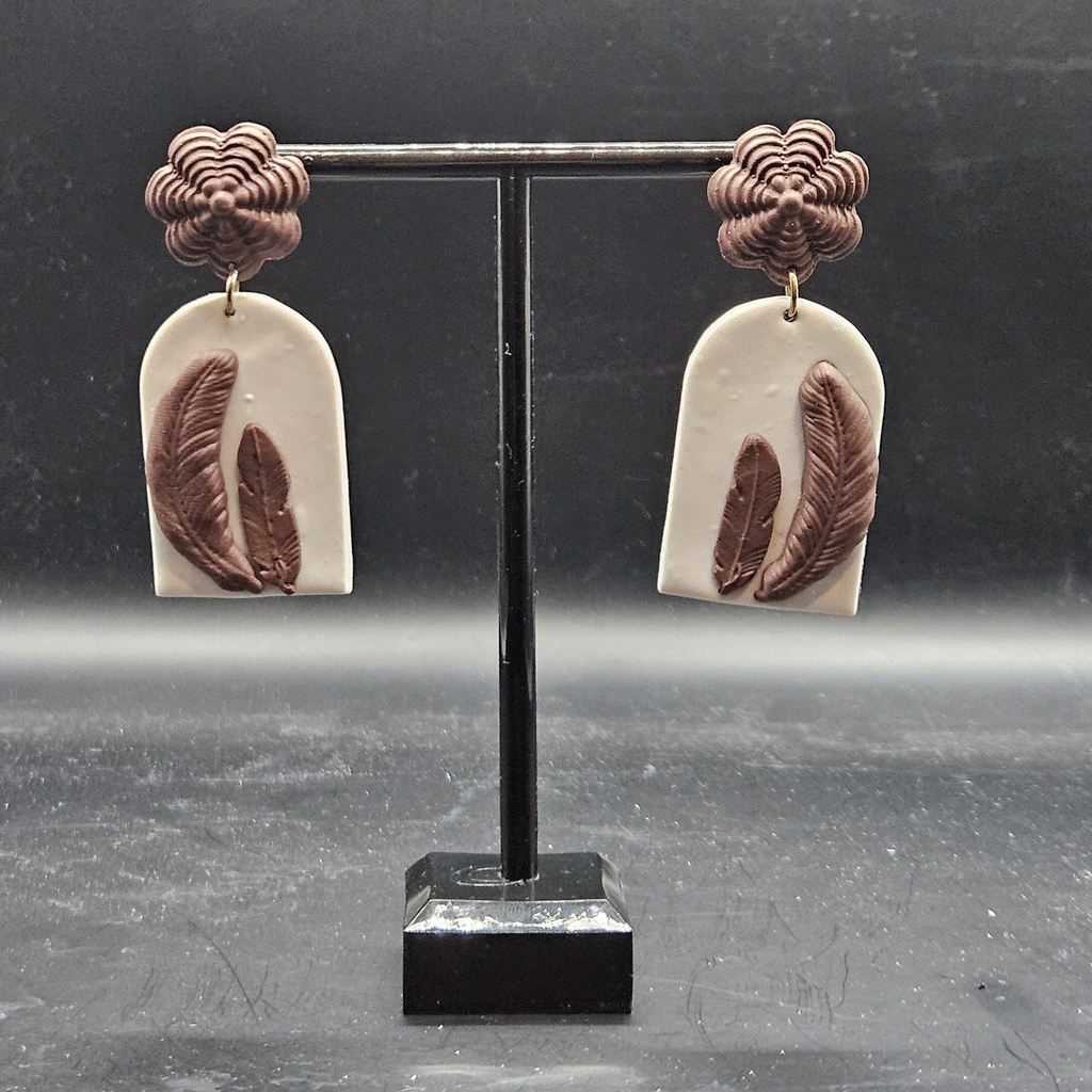 EarthenEcho |  Polymer Clay | Handmade | Women's Earrings