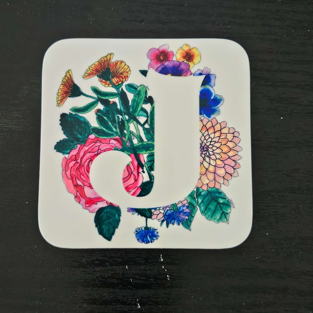Bloom J | Square Coaster