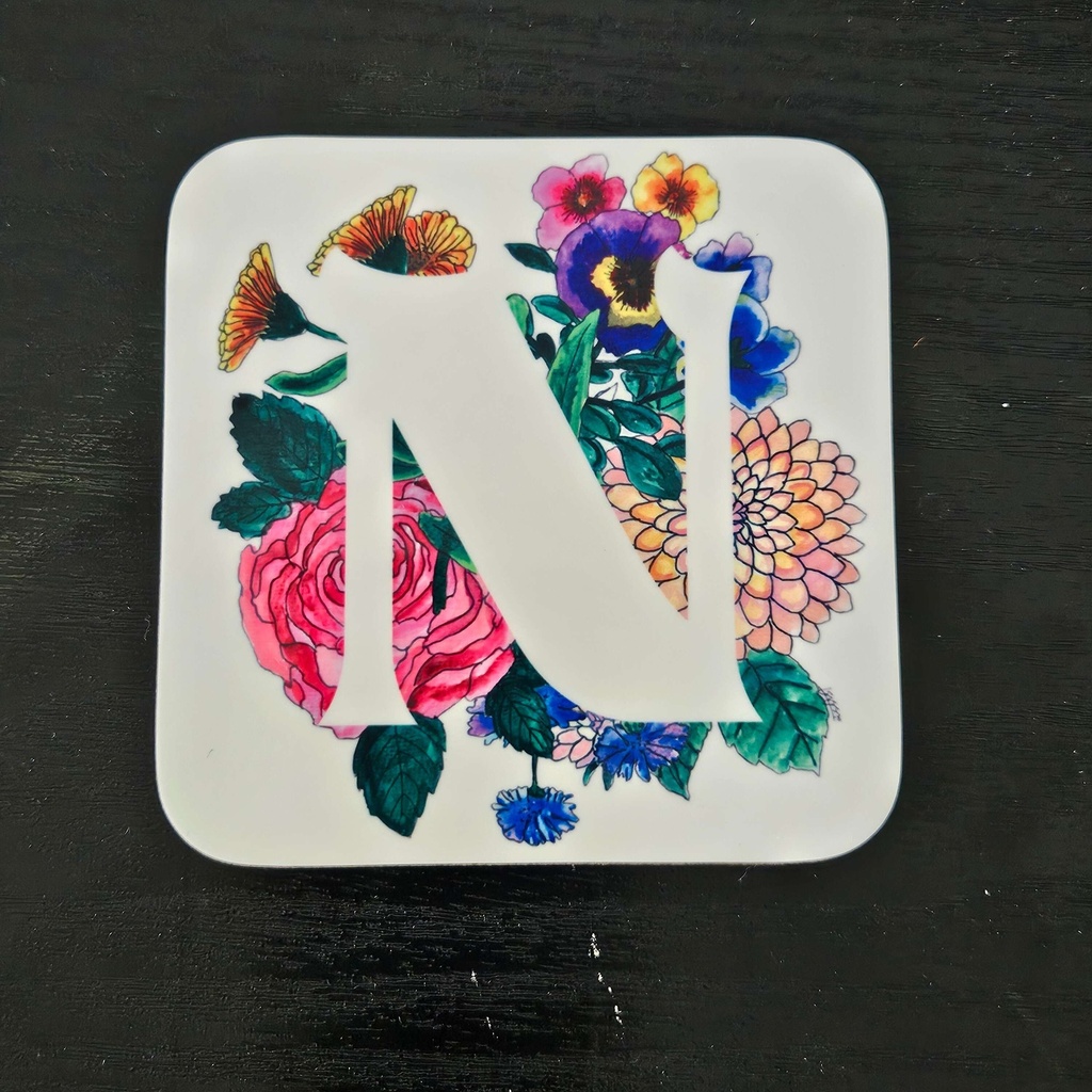 Bloom N | Square Coaster