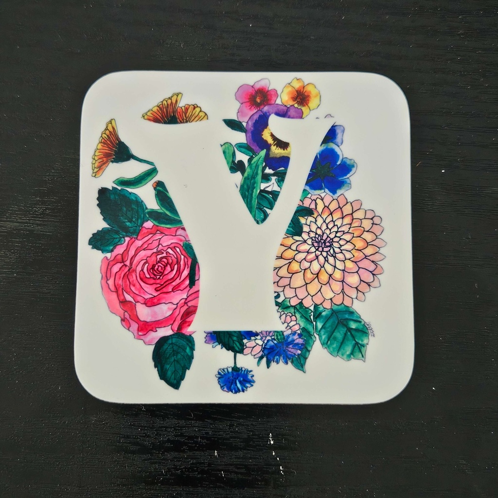 Bloom Y | Square Coaster