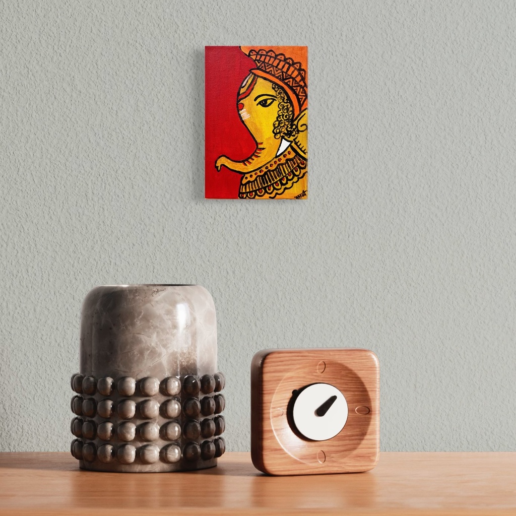 A Blessing in Every Glance | 10 cm x 15 cm x 0.5 cm | Original Art on Hard Canvas