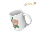 Dahlia | Floral Printed Mug