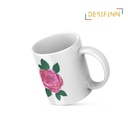 Rosa | Floral Printed Mug