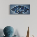 The Crystal Eye’s Gaze | 40 cm x 20 cm x 2 cm | Original Art on Stretched Canvas