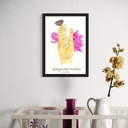 Yoga Mudra - Surya Ravi Mudra | 30 cm x 21 cm x 0.1 cm | A4 Wallposter on HQ Art Paper