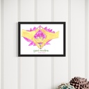 Yoga Mudra - Yoni Mudra | 21 cm x 14.8 cm x 0.1 cm | A5 Table poster on HQ Art Paper