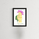 Yoga Mudra - Vayu Mudra | 14.8 cm x 10.5 cm x 0.1 cm | A6 Print on HQ Art Paper