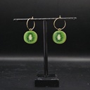 Kiwi Delight Hoop Earrings | Fruit Earrings |  Women's Earrings