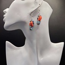 Seafoam Sole | Polymerclay | Handmade | Women's Earrings