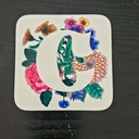 Bloom C | Square Coaster