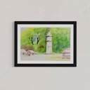 Whispers of Faith in the Breeze | 30 cm x 20 cm x 0.1 cm | Original Art on Watercolor Paper